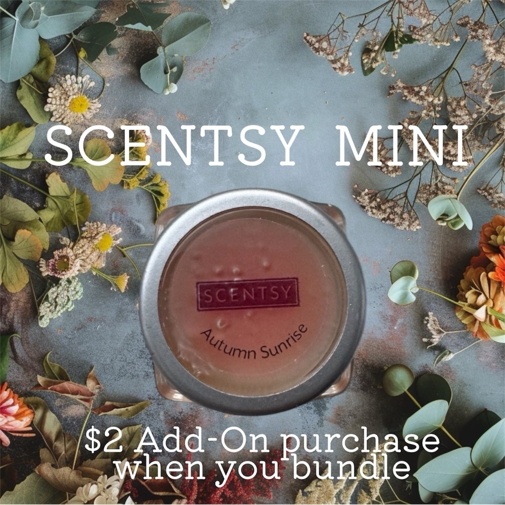 $2 Add-On 🆕Scentsy Mini Autumn Sunrise Home Fragrance
